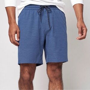 Faherty Pull On All Day 8” Short Navy Men's Size M NWOT